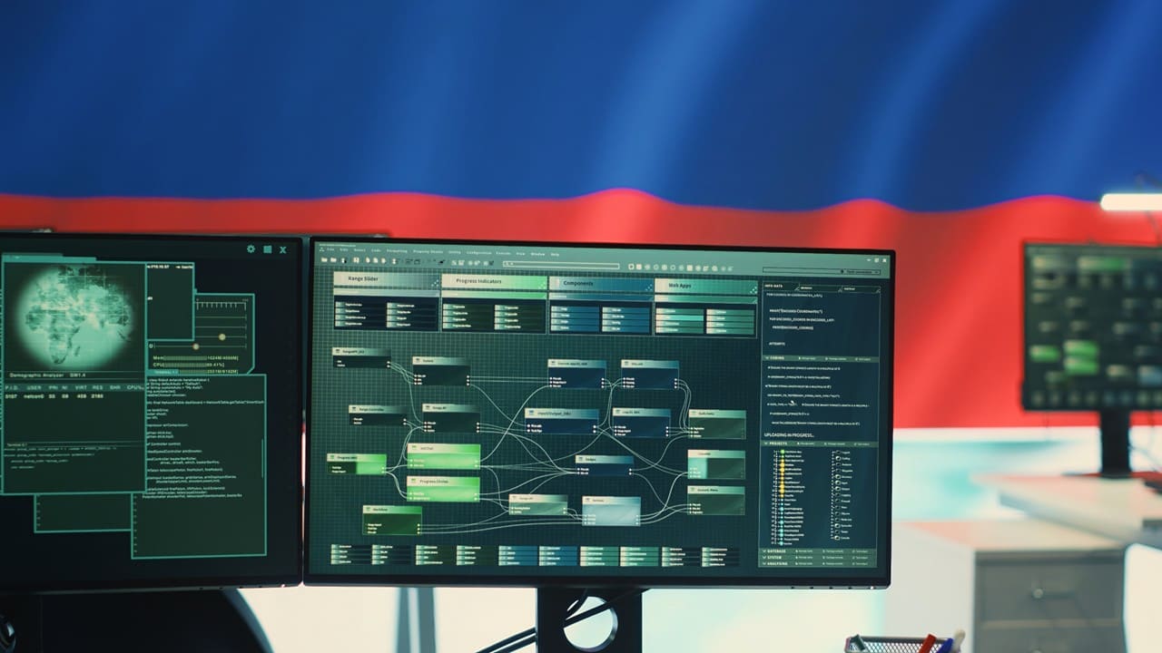 Diagram illustrating a centralized security management system.