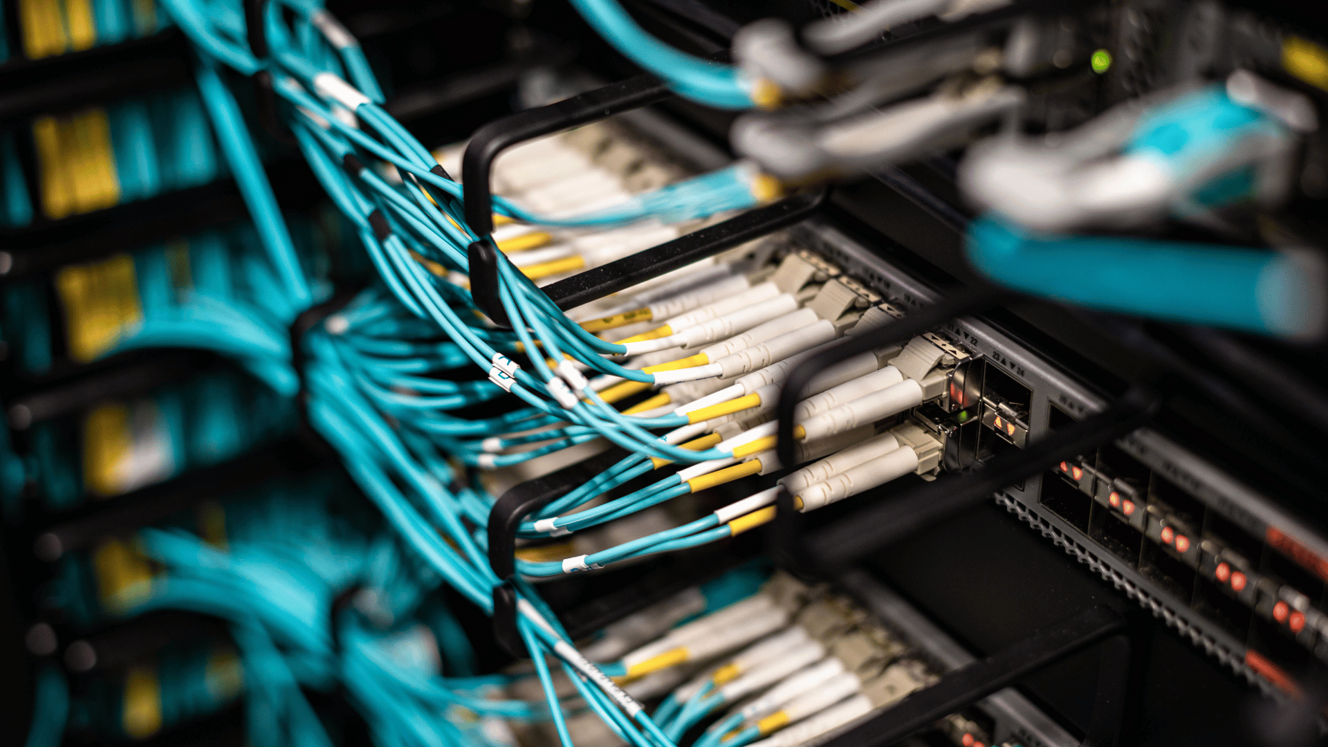 Network cables in a data center