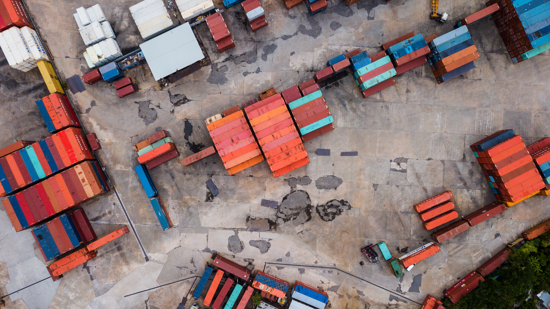 Bãi container logistics