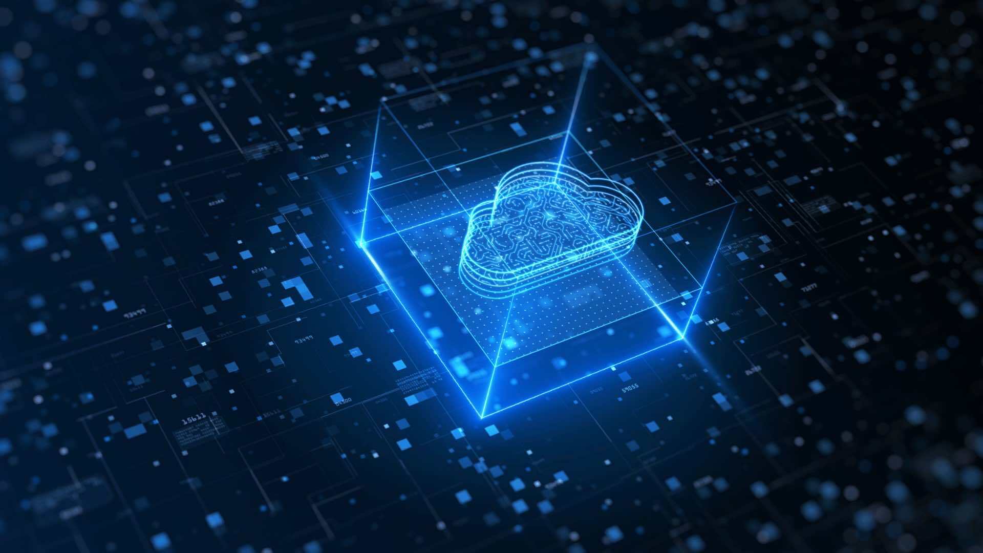 A cloud system illustration